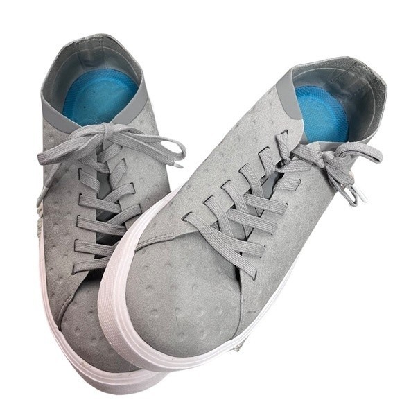 Native Big Kid 6 Monaco Low Child Pigeon Grey Slip On Sneaker Microfiber - Picture 1 of 7
